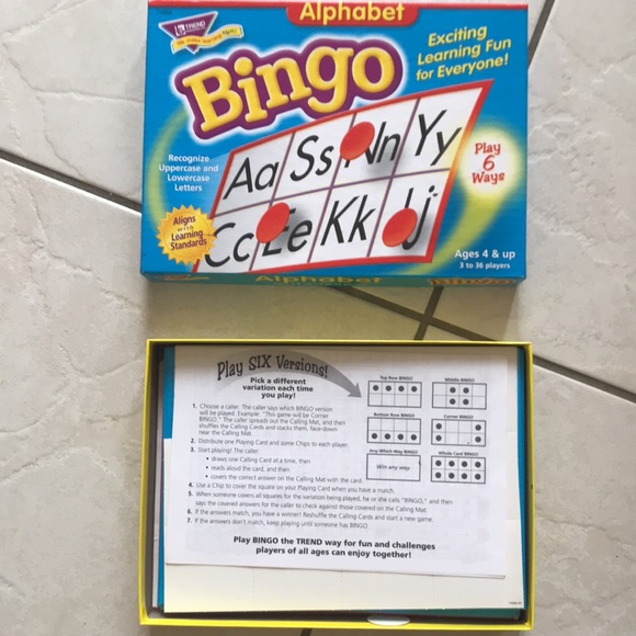 Alphabet Bingo Board Game - Picture 5 of 6